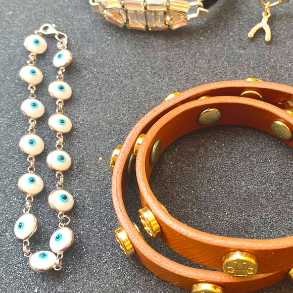 Evil Eye Resin 925 Silver Bracelet - Picture 7 of 7